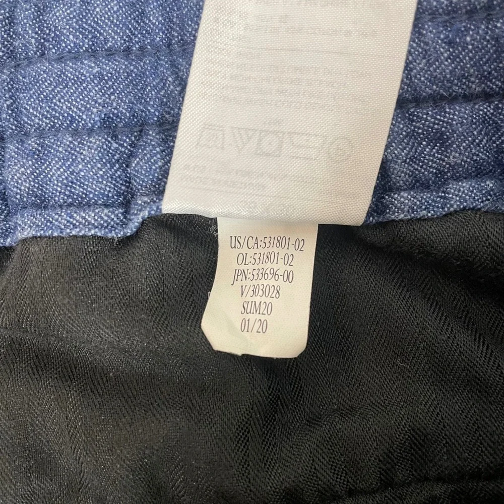 Banana Republic Chinos Mens 36x30 Linen Cotton Mason Athletic Tapered (Tg 36x28)